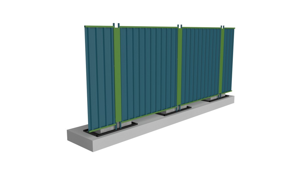 Free Standing Hoarding System