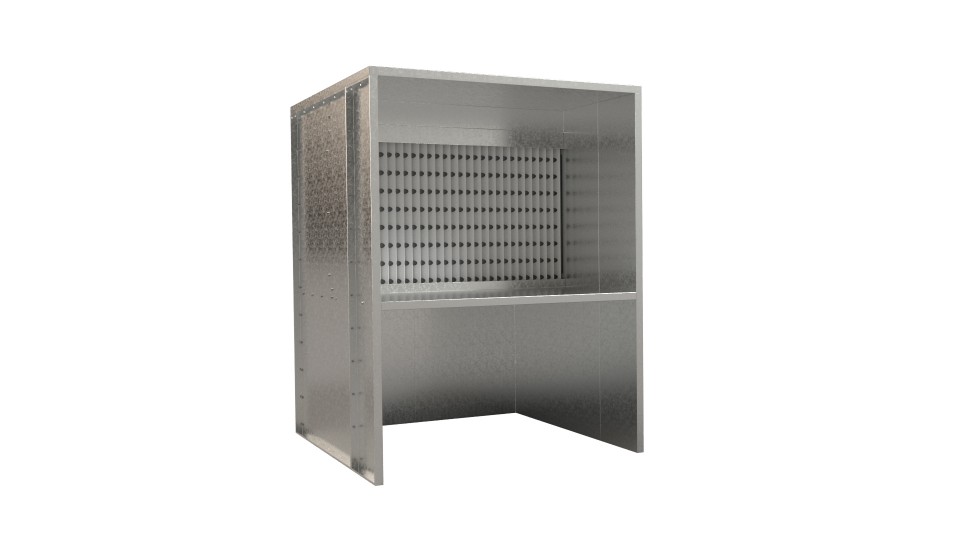 Steel Bench Booth