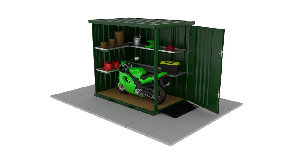 Steel Storage Container Ral Green